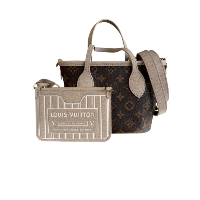 Louis Vuitton Neverfull BB Bandoulière Inside Out Tote